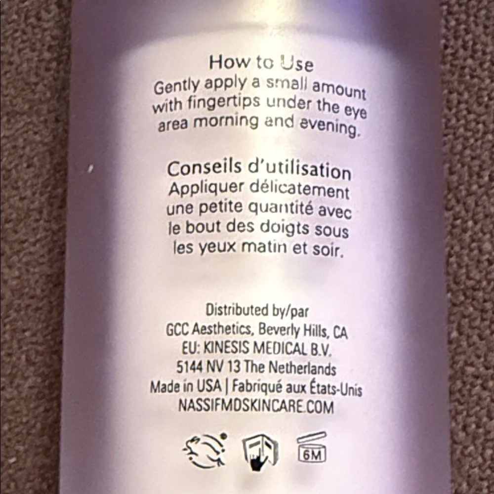 Anti-Aging Under Eye Smoother - White